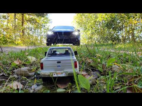 Ford Truck Toy Crush With Boots and BMW preview