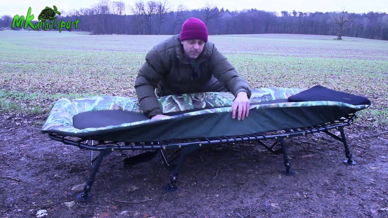 MK-Angelsport Bedchair "8-Bein Nature Pro" Liege Karpfenliege