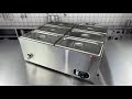 Ahb4v bain marie steam warmer machine presentation