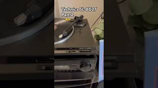 Technics Sl-BD27 automatic turntable. New belt. #technics #vintagehifi #vinyl #vinylrecords