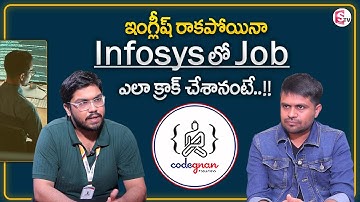 Codegnan : No Fluent English Still Cracked Infosys! His Secret | How to Crack IT JOB | MR NAG