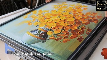 Quy trình sản xuất tranh Canvas - Halo Canvas