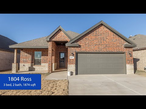 1804 Ross Ave, Lubbock, TX home video tour