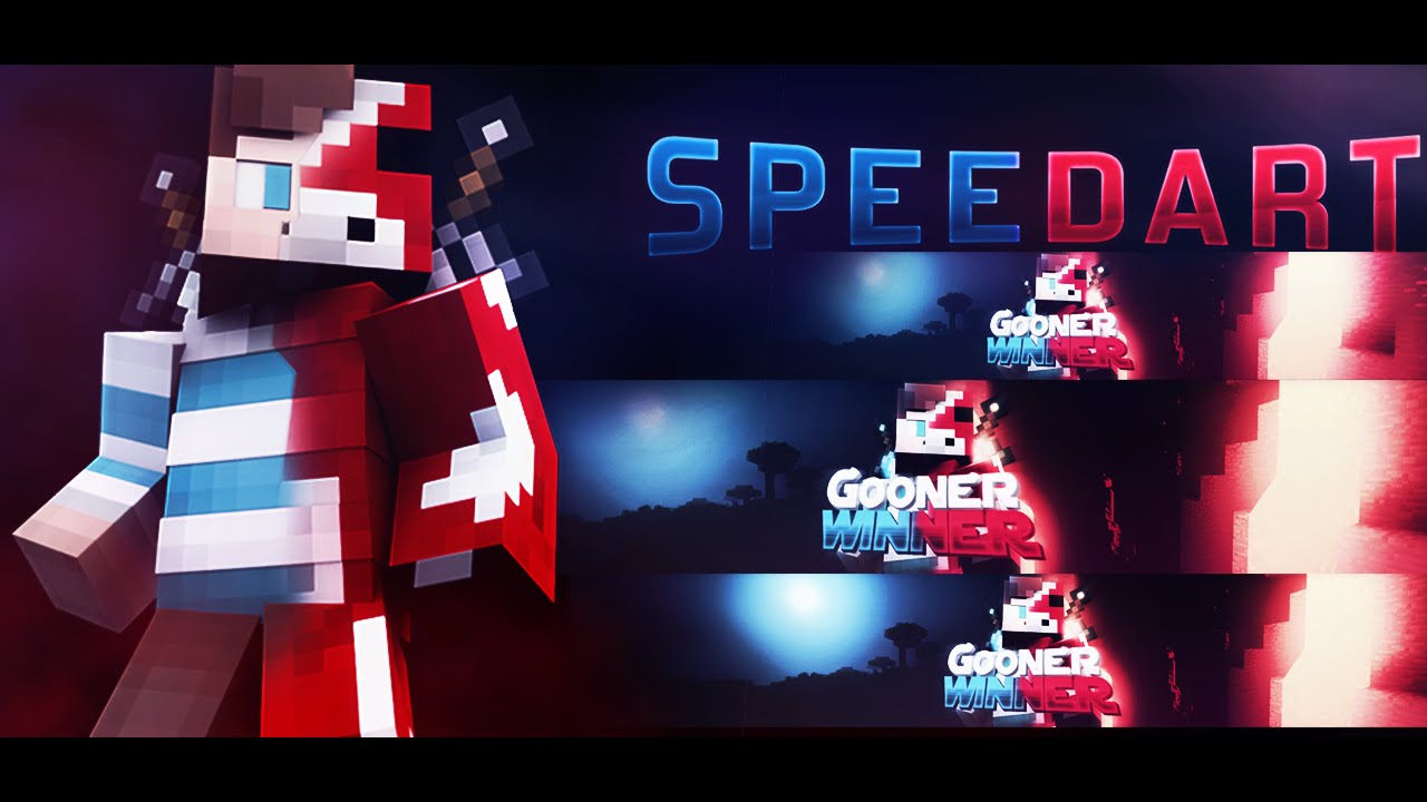 Minecraft Banner Speedart - GoonerWinner (GFX) [18] - YouTube