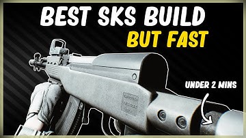 BEST SKS BUILD BUT FAST GREAT CHEAP WEAPON - GUN BUILD IN EFT ESCAPE FROM TARKOV UNDER 2 MINS