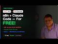 N8N and Claude code 100% Free at 0 INR (Hindi tutorial)-