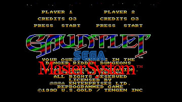 Gauntlet - Sega Master System [002] Shortplay PlayThru Levels 1-26