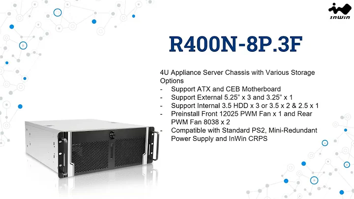 InWin R200N, R300N, R400N Server Chassis