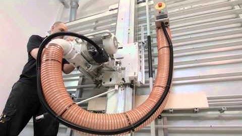 Vertical panel saws/wall saws from HOLZ-HER