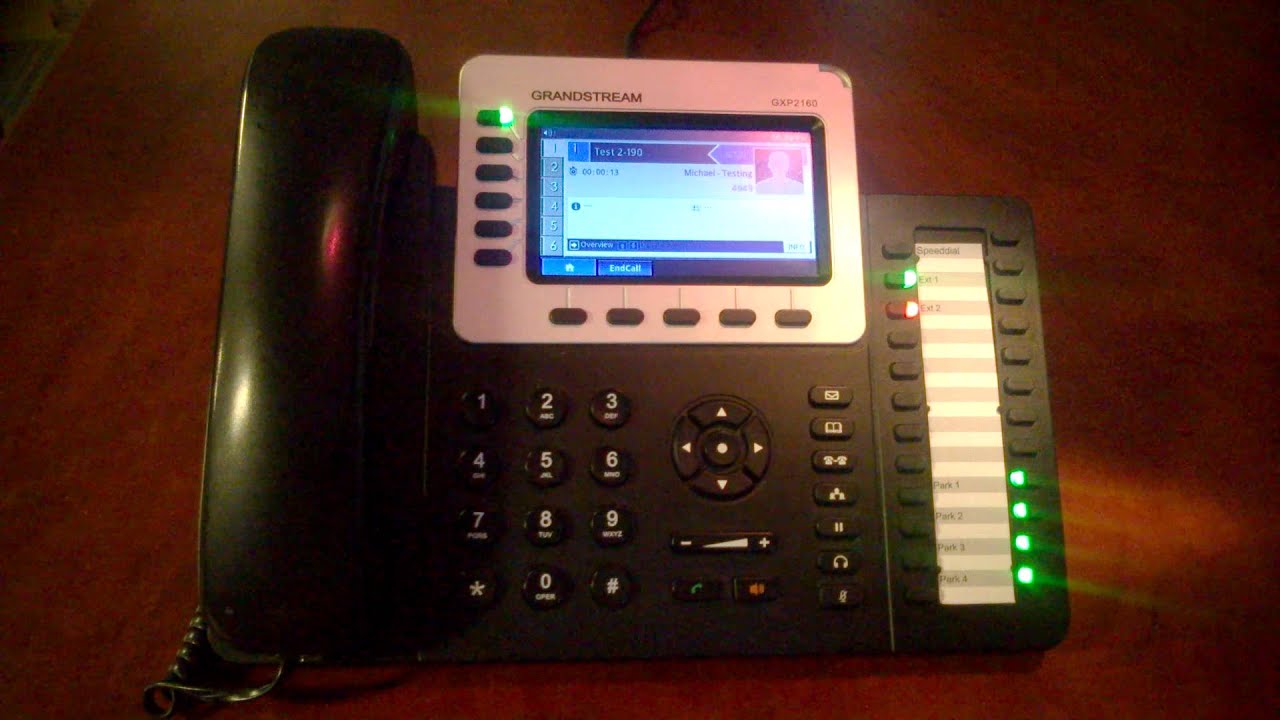 Grandstream GXP2160 Transfer YouTube