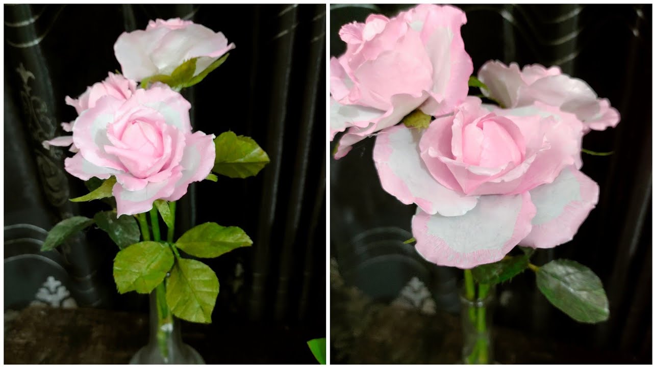 Tutorial mawar gradasi kresek setrika...#83