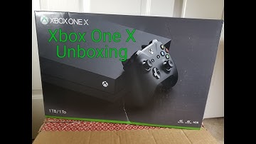 Xbox One X Unboxing and Setup