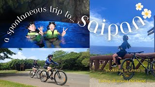 ☀️Summer trip to Saipan🌴🌊 갑자기 떠난 여행 (ft.Jenny) #사이판여행 꿀팁 #그로토 #스노클링