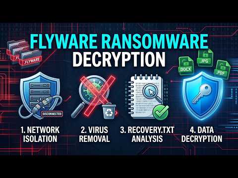 || SOLVED ✅🔘|| Flyware ".flyware" ransomware virus - removal and Decryption