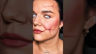 How to Create Realistic Fake Scars with Makeup 😱 Amazing SFX Trick! #shorts