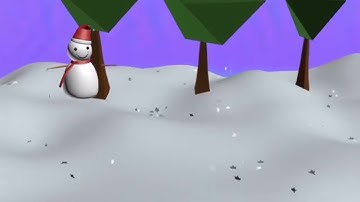 Snowman Animation In 3d max