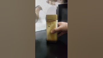 Peanut butter coffee cold foam 🤎 #shorts #coffee #asmr