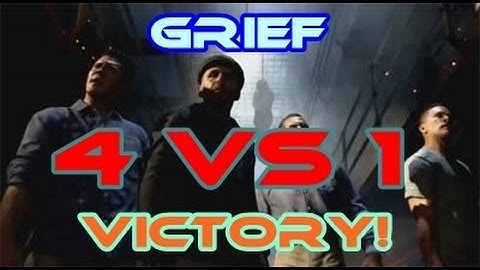 WON Grief 4vs1 on Cell Block :D | Black Ops 2 Zombies