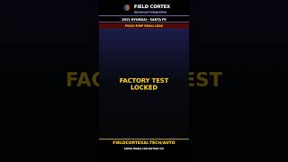 2013 Hyundai Santa Fe P0442 evap small leak Fix | Field Cortex #Shorts