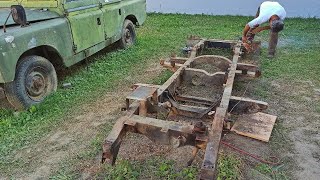 Land Rover Series 2A Restoration Part 3  Complete Chassis