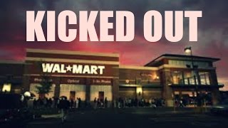 WALMART TOILET PAPER FORT! * Kicked Out *