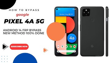 GOOGLE PIXEL 4A 5G ANDROID 14 FRP BYPASS NEW METHOD 100% DONE✅