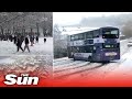 Snow & ice warnings as UK weather disrupts roads & vaccine roll-outs