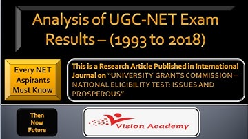 Analysis of UGC- NET Exam