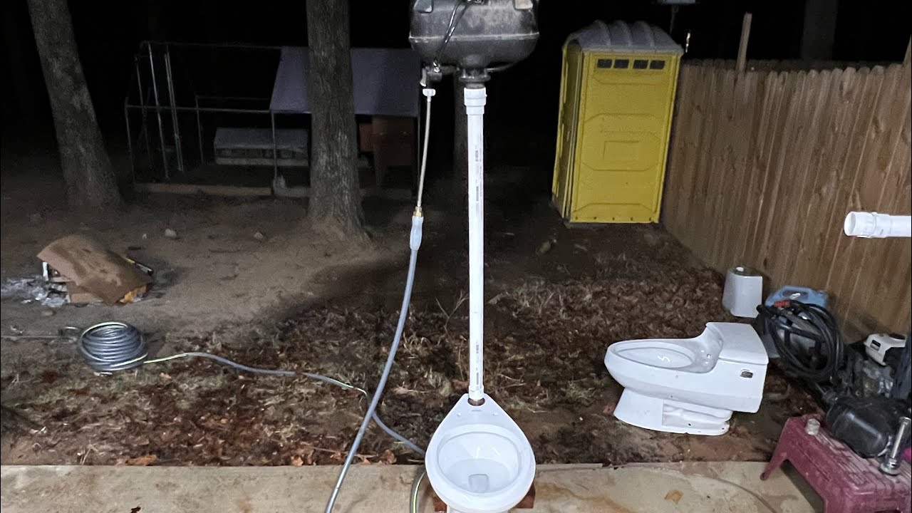 Sloan WETS Toilet Pressure Assist High Tank Flushes! YouTube