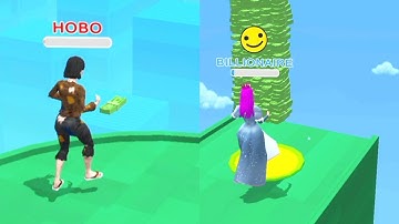 Money Run 3D Billionaire 5x All Levels Gameplay Walkthrough