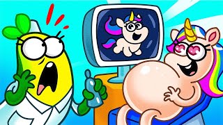 Rainbow Unicorn Is PREGNANT?! | Good Mom Vs Bad Mom | Funny Parenting Problems By Avocado Family