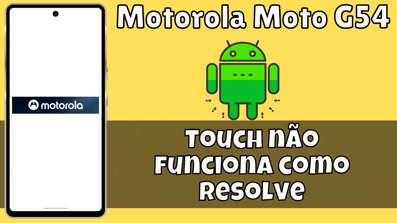 Touch não funciona como resolve || Toque lento Motorola Moto G54