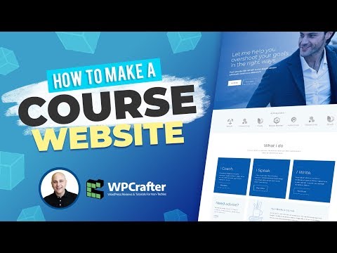 How To Make A Beautiful Online Course Website With WordPress