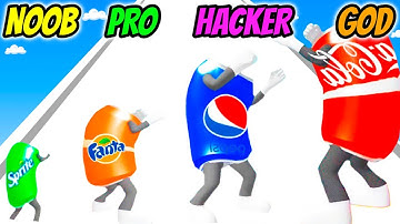 NOOB vs PRO vs HACKER vs GOD - Pepsi and Coke Wars