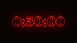 30 Minute Countdown Timer | Stranger Things Theme | 4K | Free Download