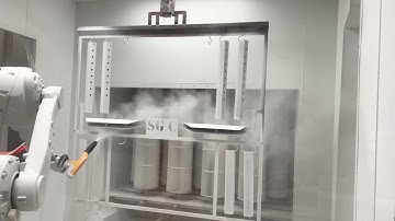 ABB Robotic Powder Coating - Industrial Painting