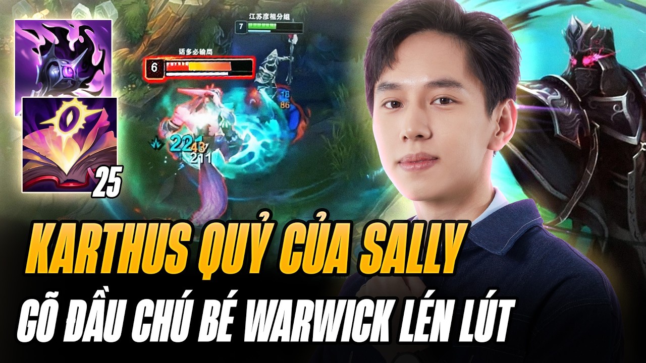 Gặp Một Warwick Với Lối Chơi Lén Lút Cướp Rừng & Cách Sally Trừng Phạt Đối Thủ Farm 35 Mạng Cực Khét