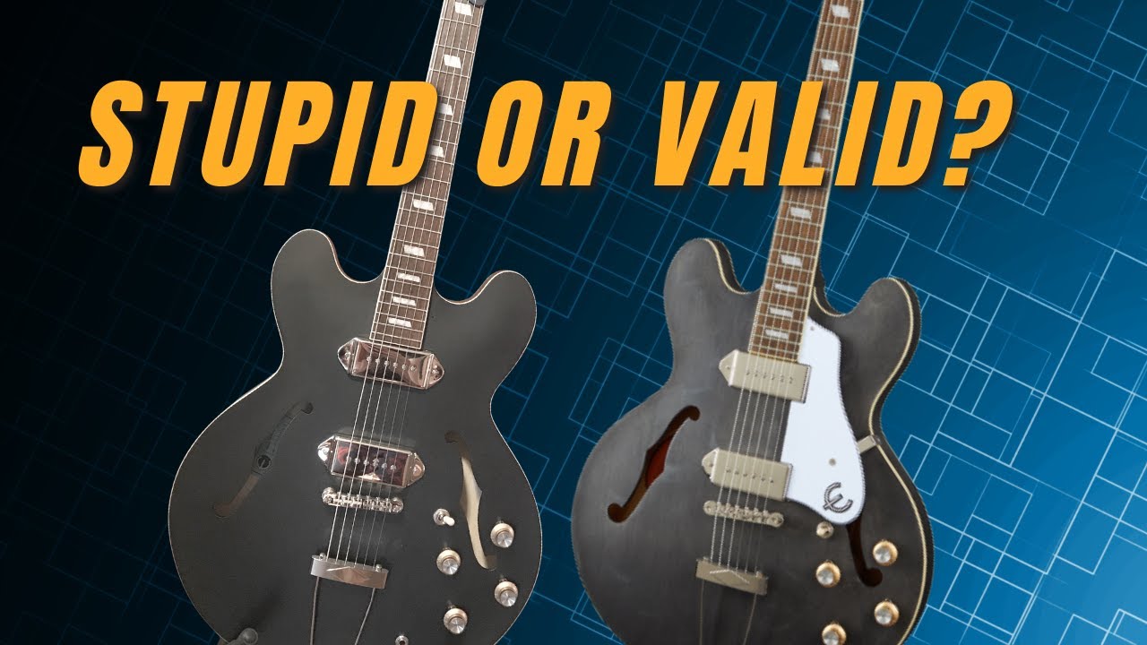 Epiphone Casino VS （トーンノブが外れやすくなってます） A Weird Experiment: Is Tone in the Eyes? (using Epiphone Casino