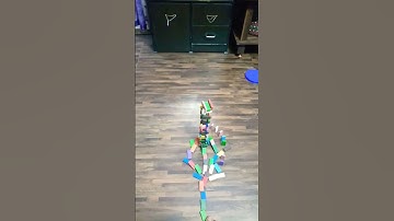 a new type of four domino line Falls  the tower with my Tuesday anger #trending domino