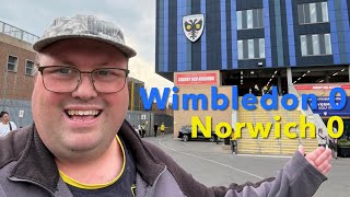 A Wombling Good Time At Wimbledon - AFC Wimbledon Vs Norwich | Matchday Vlog