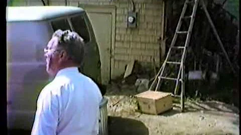 Clayton Dick Captures a Swarming of Bees in 1981