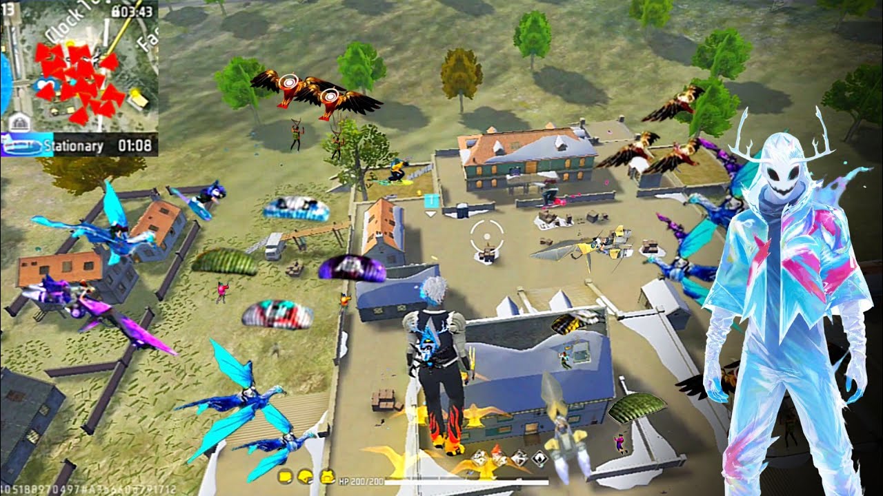 56 Kills⚡|EVO P90+DRACO AK💪99% Headshot🎯|Solo Vs Squad Full Gameplay