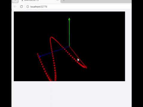Python Tutorial - VPython - Sinusoidal / Sine Wave with Axes