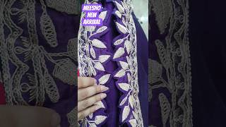 🥰Meesho Saree Haul 320 Rs 🥰 Georgette/Bnarsi Silk Chickenkari / Jimmy Choo / Meesho Partywear Saree