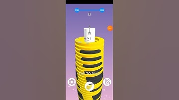 Stack Ball level 288 walkthrough #shorts