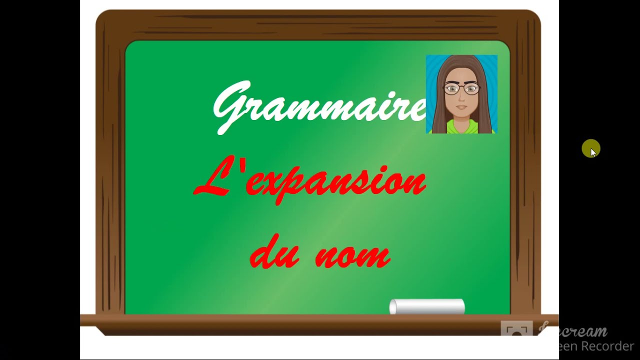 L'EXPANSION DU NOM - grammaire - cours de Français - Brevet - YouTube