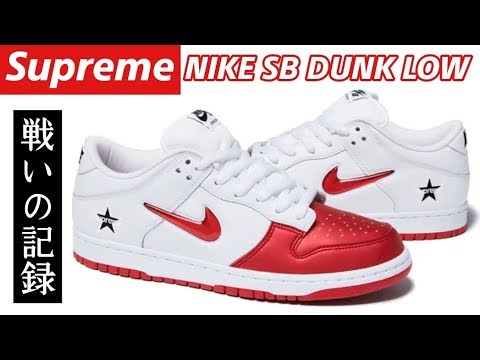 Supreme × NIKE SB DUNK LOW に戦いを挑んだ結果【2019.09.07】 - YouTube