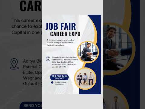 🎯 Job Fair – Career Expo in Bhavnagar!  #bhavnagar #jobinbhavnagar #job