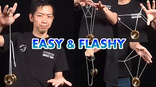 5 Easy & Flashy Tricks to try after Wrist Mount #yoyo #yoyotricks #tutorial