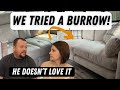 Replacing the RV Couch! Burrow Union Modular Couch Review